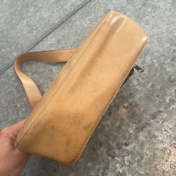 Vintage Mudd Denim Y2K Mini Shoulder Bag Purse Embroidered Handprint Jean 2000s - Picture 9 of 14